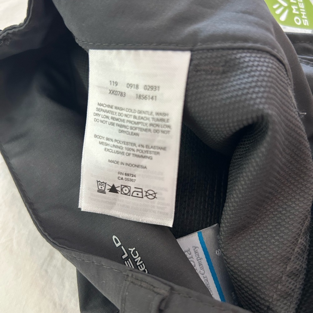 NWT Columbia Omni Shield Convertible Trail Pants 6 Grey Performance - Picture 5 of 9
